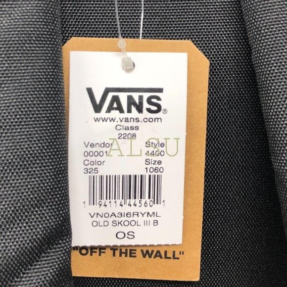 🎒SCHOOL SALE🎒VANS Old School 3 Backpack Acid Red Off The Wall VN0A3I6RYML - Picture 5 of 6